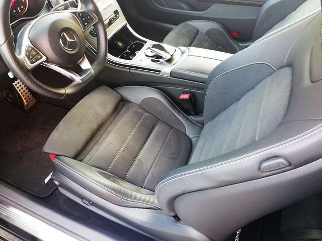 Left hand drive MERCEDES C CLASS 220 d Coupe AMG 